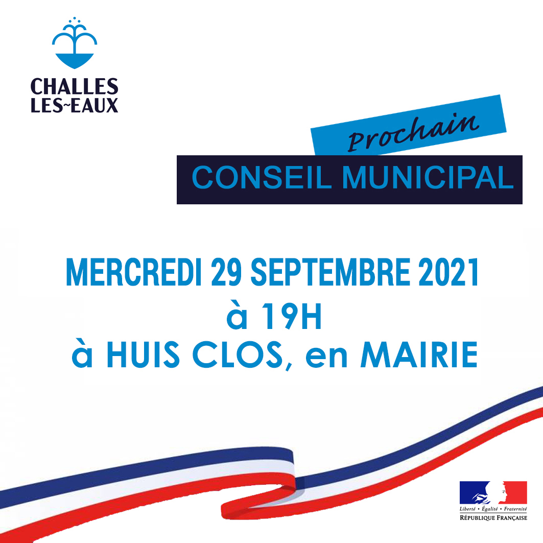 CONSEIL MUNICIPAL 29-09-2021